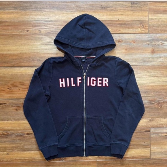 Tommy Hilfiger Jackets & Blazers - Tommy Hilfiger Navy Hoodie Jacket